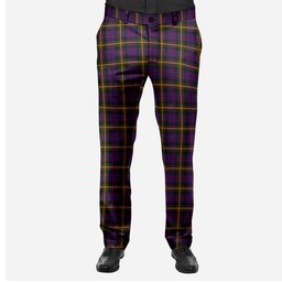 ScotsTee Shop Scottish MacSporran Men's Tartan Trousers Plaid Trews - Regular Fit