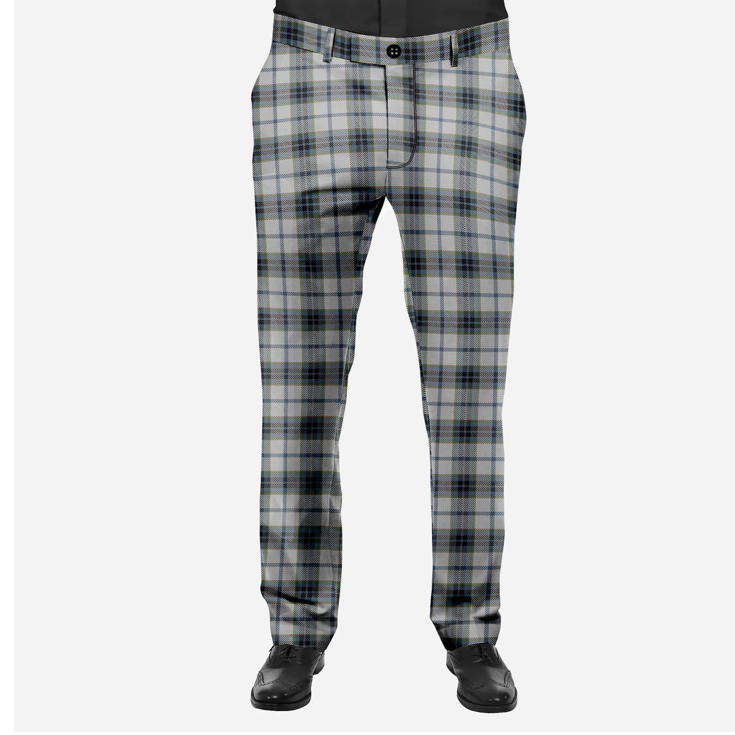 ScotsTee Shop Scottish MacTavish of Dunardry Dress Men's Tartan Trousers Plaid Trews - Regular Fit