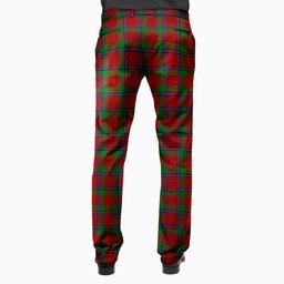 ScotsTee Shop Scottish Sinclair Logan Men's Tartan Trousers Plaid Trews - Regular Fit