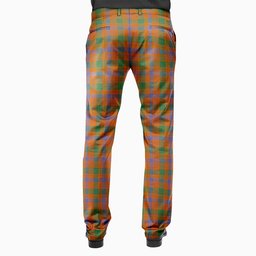 ScotsTee Shop Scottish Ross Ancient Men's Tartan Trousers Plaid Trews - Regular Fit