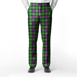 ScotsTee Shop Scottish Selkirk Men's Tartan Trousers Plaid Trews - Regular Fit