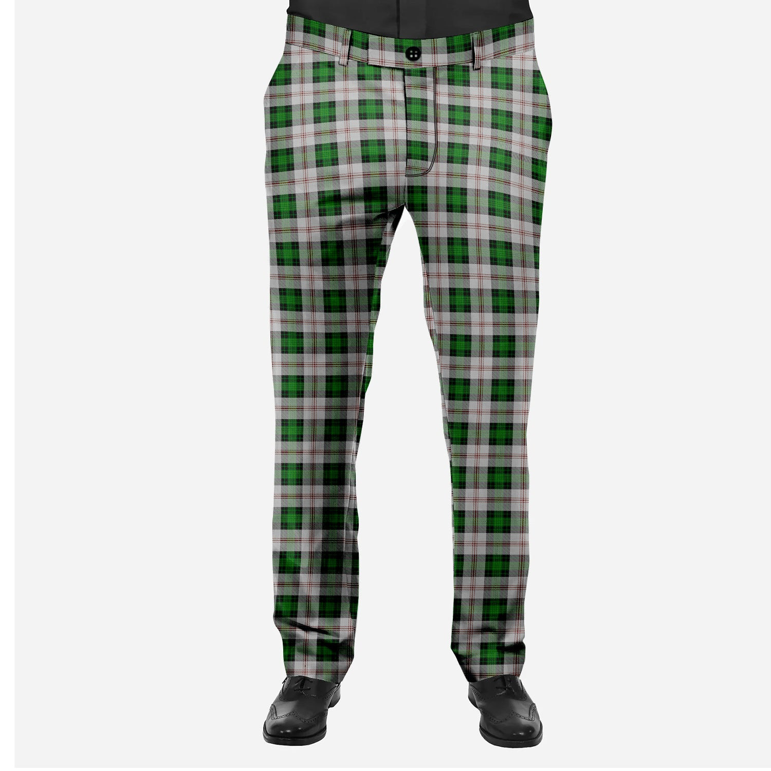 ScotsTee Shop Scottish Ross Arisaid Men's Tartan Trousers Plaid Trews - Regular Fit