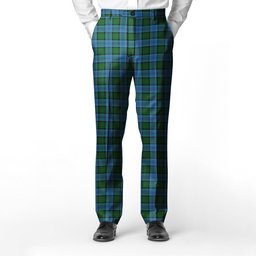 ScotsTee Shop Scottish Smithers Men's Tartan Trousers Plaid Trews - Regular Fit