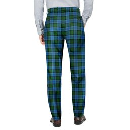 ScotsTee Shop Scottish Smithers Men's Tartan Trousers Plaid Trews - Regular Fit
