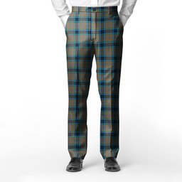 ScotsTee Shop Scottish Thomson Hunting Ancient Men's Tartan Trousers Plaid Trews - Regular Fit