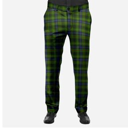 ScotsTee Shop Scottish Stewart Hunting Men's Tartan Trousers Plaid Trews - Regular Fit