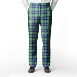 ScotsTee Shop Scottish Sutherland Old Ancient SC Men's Tartan Trousers Plaid Trews - Regular Fit