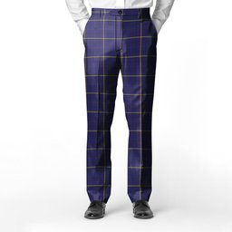 ScotsTee Shop Scottish Pearson Men's Tartan Trousers Plaid Trews - Regular Fit