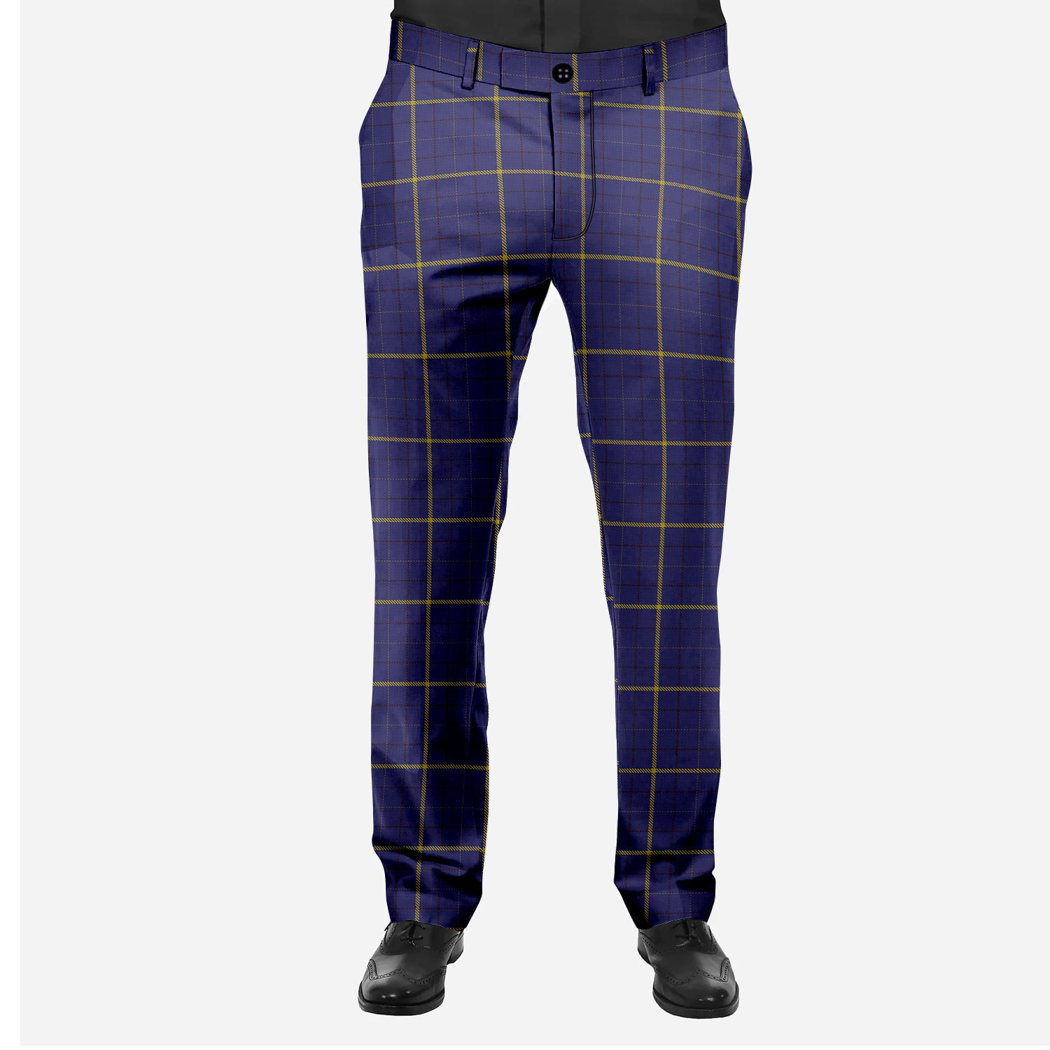 ScotsTee Shop Scottish Pearson Men's Tartan Trousers Plaid Trews - Regular Fit