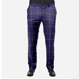 ScotsTee Shop Scottish Pearson Men's Tartan Trousers Plaid Trews - Regular Fit
