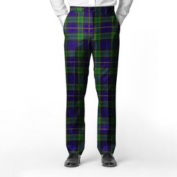 ScotsTee Shop Scottish Mulholland Men's Tartan Trousers Plaid Trews - Regular Fit