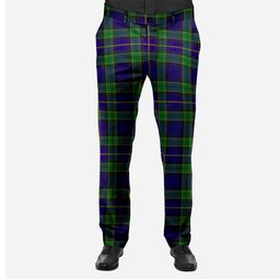 ScotsTee Shop Scottish Mulholland Men's Tartan Trousers Plaid Trews - Regular Fit