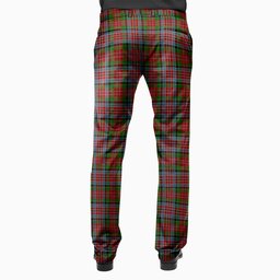 ScotsTee Shop Scottish Wilsons 043 Men's Tartan Trousers Plaid Trews - Regular Fit