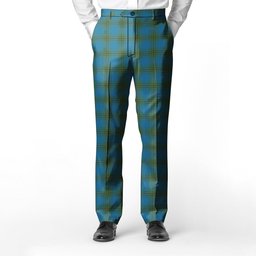 ScotsTee Shop Scottish Oliver Hunting Men's Tartan Trousers Plaid Trews - Regular Fit