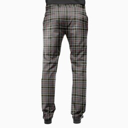 ScotsTee Shop Scottish Thomson Dress Grey Men's Tartan Trousers Plaid Trews - Regular Fit