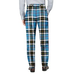 ScotsTee Shop Scottish Thompson Society Men's Tartan Trousers Plaid Trews - Regular Fit