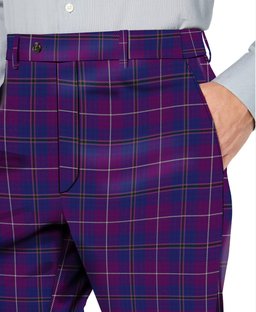 ScotsTee Shop Scottish Pride of Glencoe Men's Tartan Trousers Plaid Trews - Regular Fit