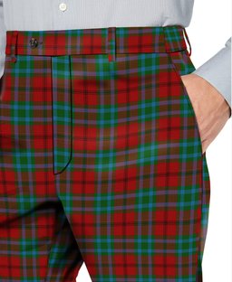 ScotsTee Shop Scottish McCook or Cook Men's Tartan Trousers Plaid Trews - Regular Fit