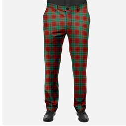 ScotsTee Shop Scottish McCook or Cook Men's Tartan Trousers Plaid Trews - Regular Fit