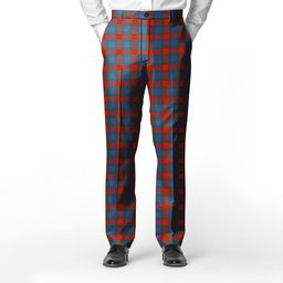 ScotsTee Shop Scottish Mar Men's Tartan Trousers Plaid Trews - Regular Fit