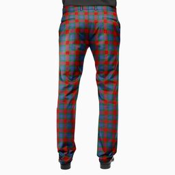 ScotsTee Shop Scottish Mar Men's Tartan Trousers Plaid Trews - Regular Fit