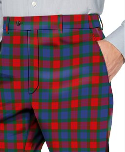 ScotsTee Shop Scottish Mar Men's Tartan Trousers Plaid Trews - Regular Fit