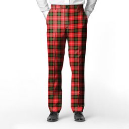 ScotsTee Shop Scottish Nisbet Modern Men's Tartan Trousers Plaid Trews - Regular Fit