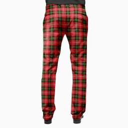 ScotsTee Shop Scottish Nisbet Modern Men's Tartan Trousers Plaid Trews - Regular Fit