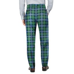 ScotsTee Shop Scottish Malcolm Ancient Men's Tartan Trousers Plaid Trews - Regular Fit