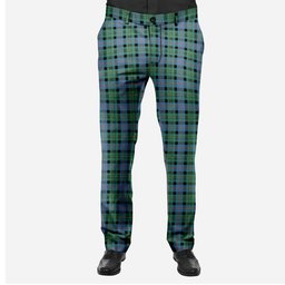 ScotsTee Shop Scottish Malcolm Ancient Men's Tartan Trousers Plaid Trews - Regular Fit