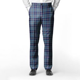 ScotsTee Shop Scottish MacRae of America Men's Tartan Trousers Plaid Trews - Regular Fit