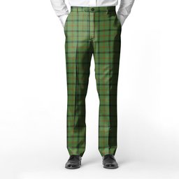 ScotsTee Shop Scottish Strachan Hunting Men's Tartan Trousers Plaid Trews - Regular Fit
