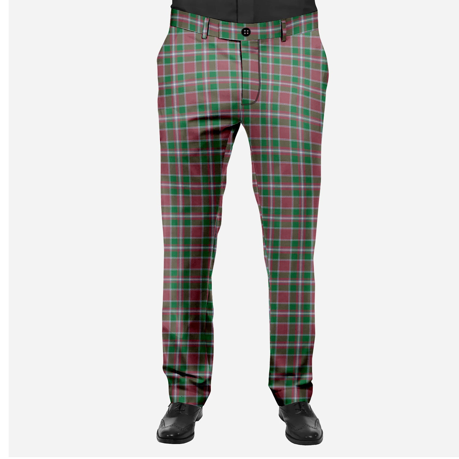 ScotsTee Shop Scottish Spence Ancient Men's Tartan Trousers Plaid Trews - Regular Fit