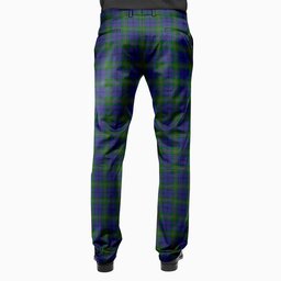 ScotsTee Shop Scottish Prestoungrange Men's Tartan Trousers Plaid Trews - Regular Fit