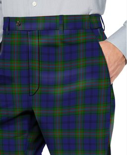 ScotsTee Shop Scottish Prestoungrange Men's Tartan Trousers Plaid Trews - Regular Fit