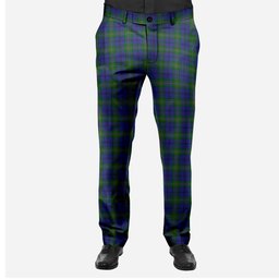ScotsTee Shop Scottish Prestoungrange Men's Tartan Trousers Plaid Trews - Regular Fit