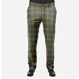 ScotsTee Shop Scottish Pollock Men's Tartan Trousers Plaid Trews - Regular Fit