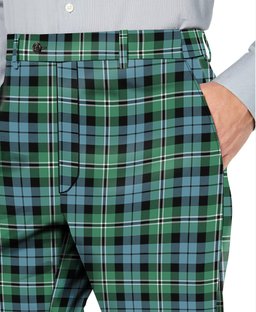 ScotsTee Shop Scottish Melville SC Men's Tartan Trousers Plaid Trews - Regular Fit