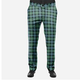 ScotsTee Shop Scottish Melville SC Men's Tartan Trousers Plaid Trews - Regular Fit