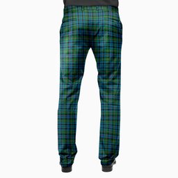 ScotsTee Shop Scottish Stephenson Hunting 2 Men's Tartan Trousers Plaid Trews - Regular Fit