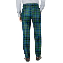 ScotsTee Shop Scottish Stephenson Hunting 2 Men's Tartan Trousers Plaid Trews - Regular Fit