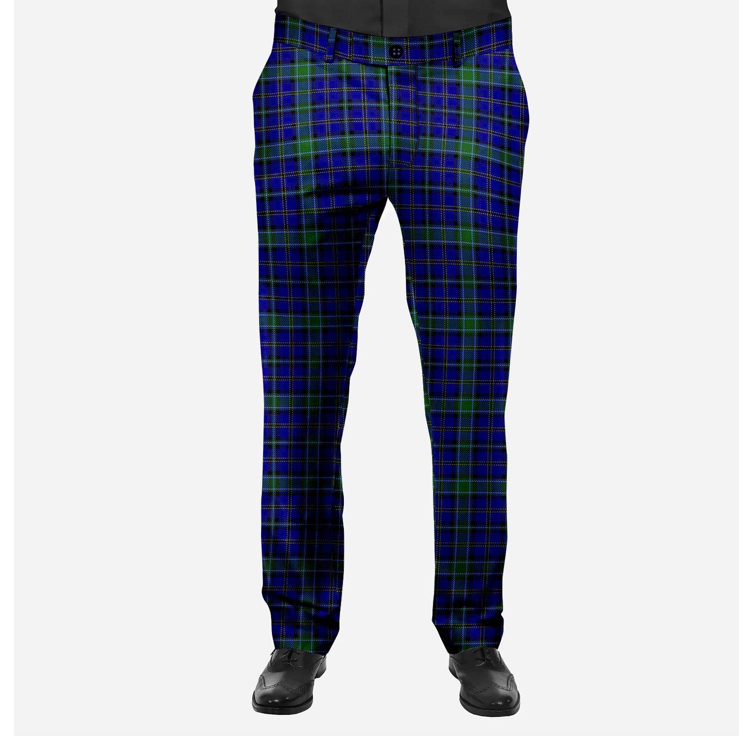 ScotsTee Shop Scottish Weir Men's Tartan Trousers Plaid Trews - Regular Fit