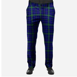 ScotsTee Shop Scottish Weir Men's Tartan Trousers Plaid Trews - Regular Fit