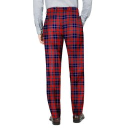 ScotsTee Shop Scottish Wishart Dress Men's Tartan Trousers Plaid Trews - Regular Fit