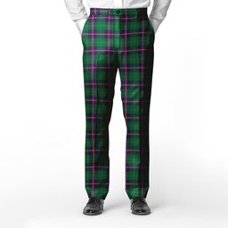 ScotsTee Shop Scottish Young Men's Tartan Trousers Plaid Trews - Regular Fit