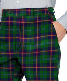 ScotsTee Shop Scottish Young Men's Tartan Trousers Plaid Trews - Regular Fit