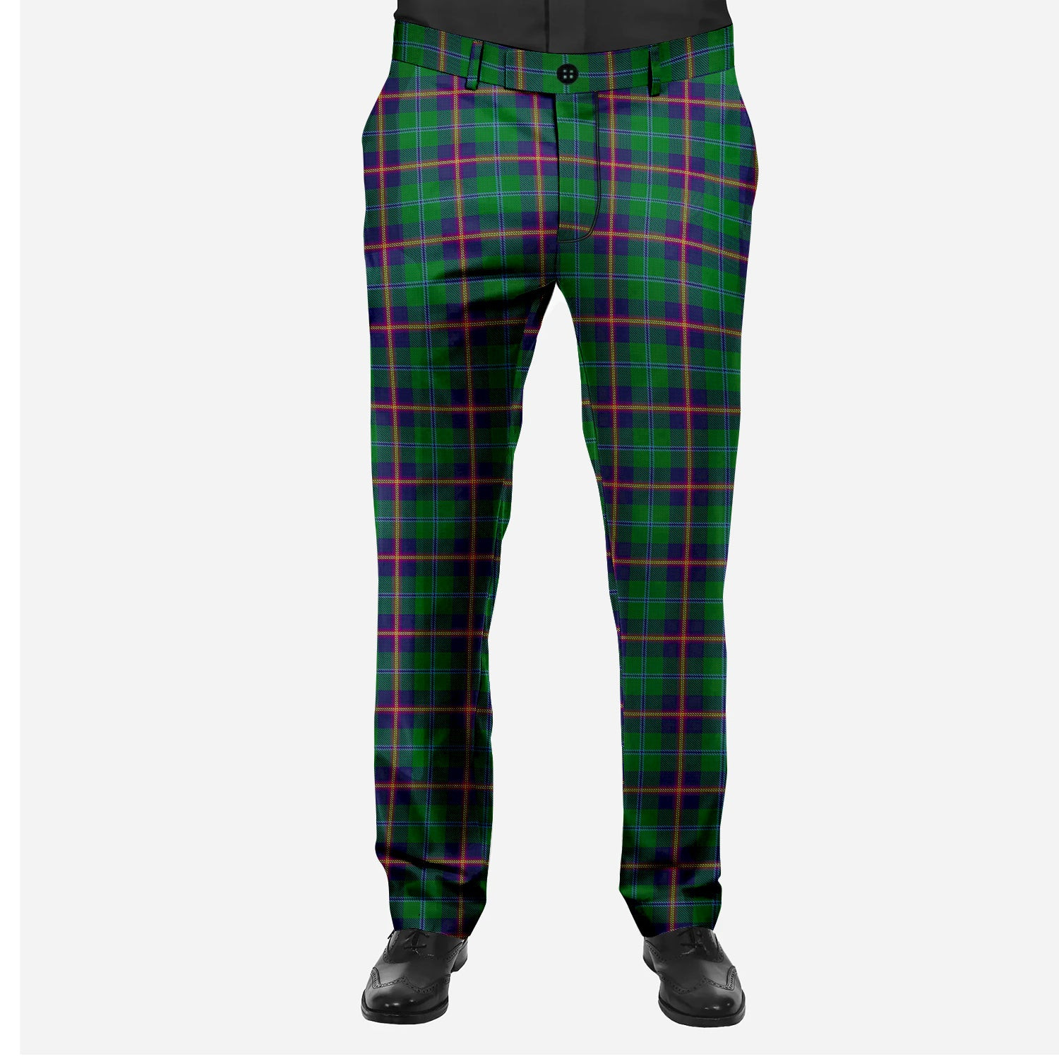 ScotsTee Shop Scottish Young Men's Tartan Trousers Plaid Trews - Regular Fit