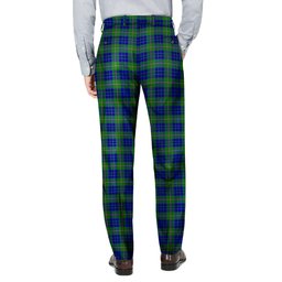 ScotsTee Shop Scottish Noel Men's Tartan Trousers Plaid Trews - Regular Fit