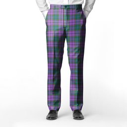 ScotsTee Shop Scottish Wardlaw Ancient Men's Tartan Trousers Plaid Trews - Regular Fit