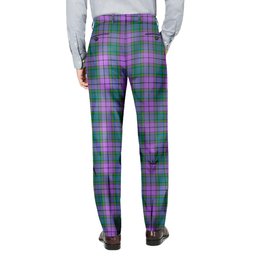 ScotsTee Shop Scottish Wardlaw Ancient Men's Tartan Trousers Plaid Trews - Regular Fit